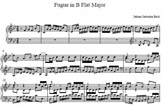 Fugue in B-Flat Major