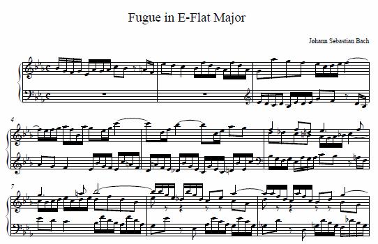 Fugue in E-Flat Major