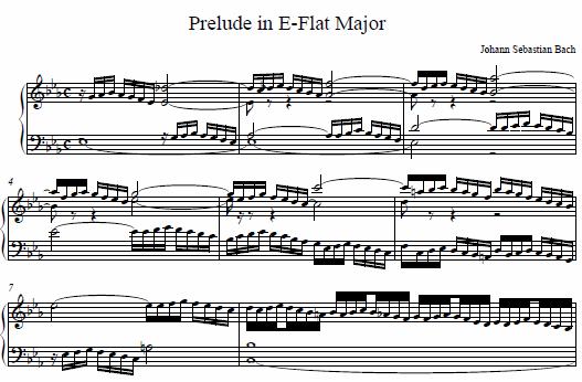 Prelude in E-Flat Major